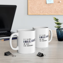 Load image into Gallery viewer, Brewing Brilliance in the Boardroom | 11oz Mug | Gift Mug for Bosses | Funny Mugs for Coworkers
