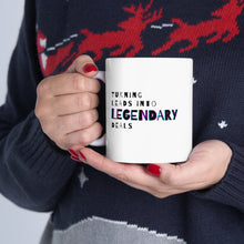 Load image into Gallery viewer, Turning Leads into Legendary Deals | Mug 11oz | Funny Mug for Coworkers in Sales | Gift for Sales Teams
